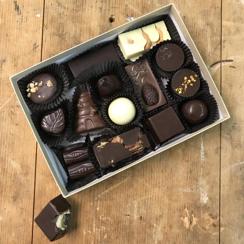 large box of chocolate bonbons