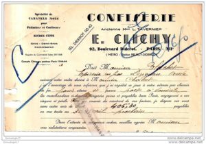 archival document from the tavernier family