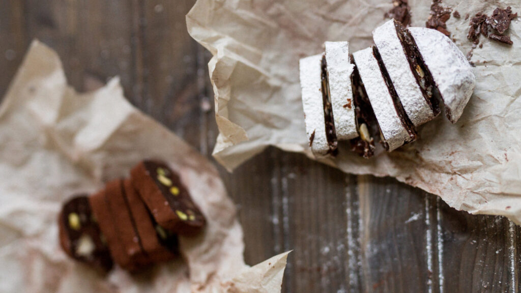 Tavernier chocolate charcuterie sliced