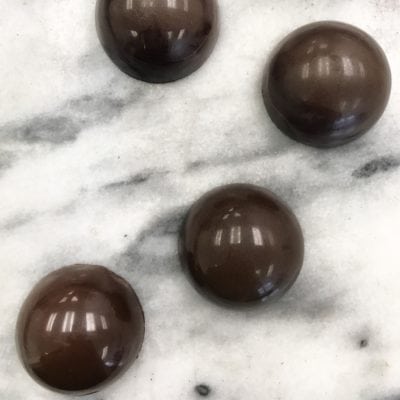 bleu hour chocolate domes from tavernier