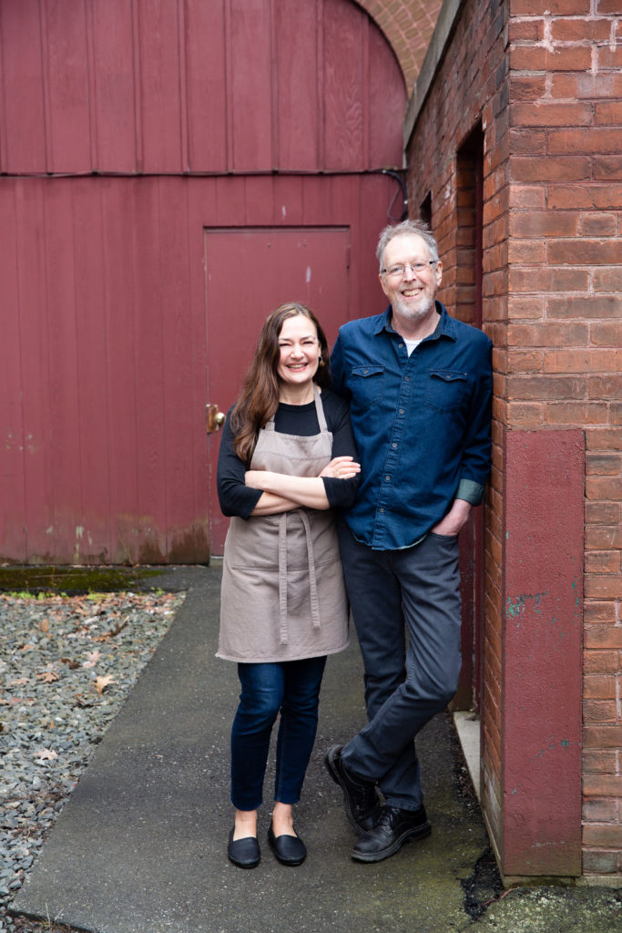 Vermont chocolatiers Dar Tavernier-Singer and John Singer of Tavernier Chocolates