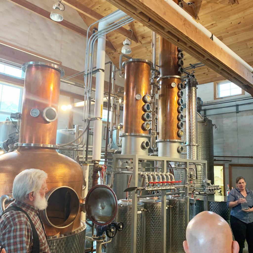 Facility tour at SILO Distillery