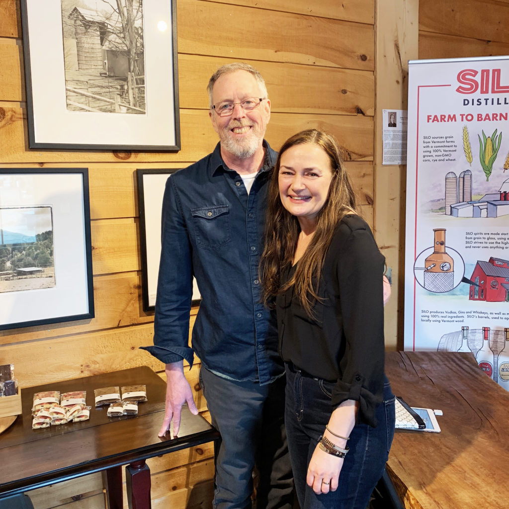 John and Dar Singer at a SILO Distillery event