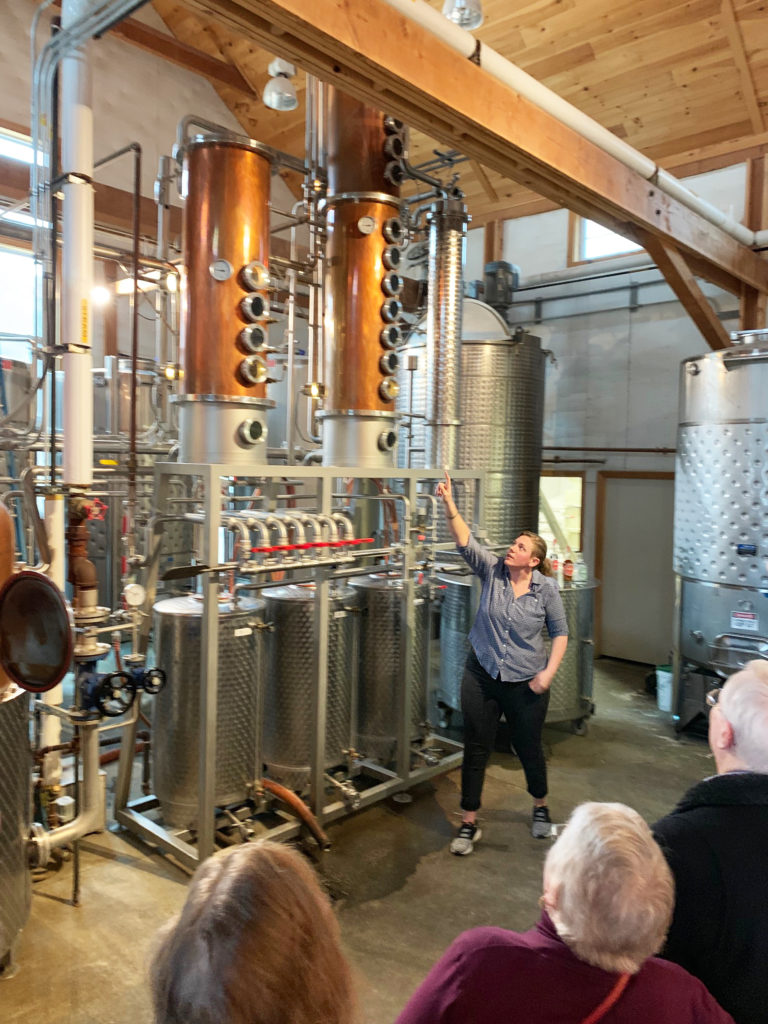 Tour of facilities at SILO Distillery