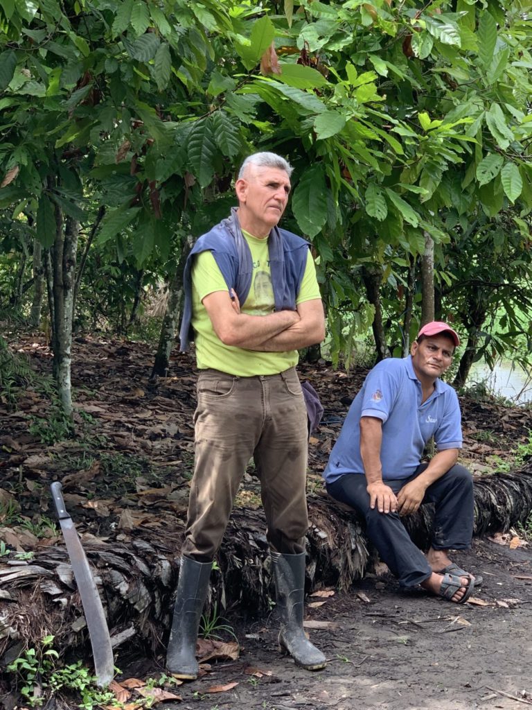 Ecuadorian cacao farmers