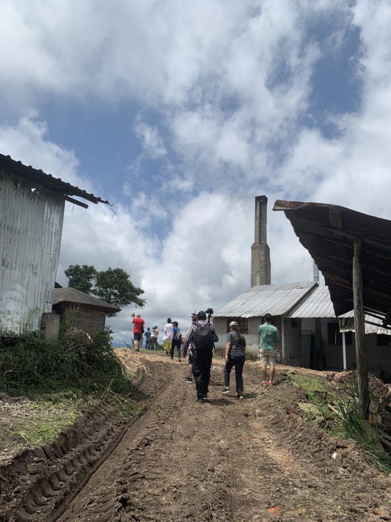 the buildings where they make panela from sugarcane