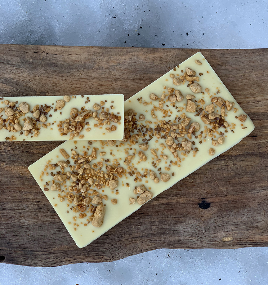 sugar on snow chocolate bar - white chocolate with vermont maple sugar